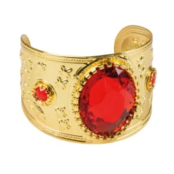 Armreif Perserkönig mit Rubin, gold-rot