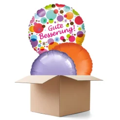 Ballongrüße GUTE BESSERUNG, 3 Ballons