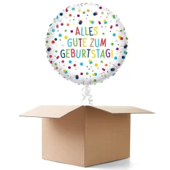 Ballongrüsse Confetti Birthday Alles Gute, 1 Ballon