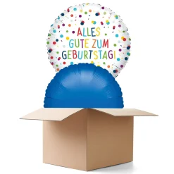 Ballongrüsse Confetti Birthday Alles Gute, 2 Ballons