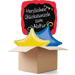 Ballongrüsse Glückwunsch zum Abitur, 3 Ballons