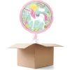 Ballongrüsse Glitzer Einhorn, 1 Ballon