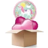 Ballongrüsse Glitzer Einhorn, 3 Ballons