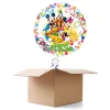 Ballongrüsse Happy B.day Mickey Party, 1 Ballon