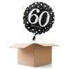 Ballongrüsse H-Birthday, Sparkling 60, 1 Ballon
