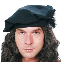 Barett, schwarz