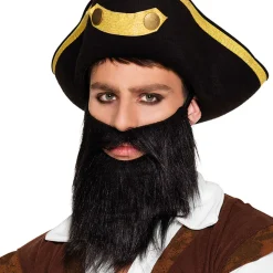 Bart Piraten-Vollbart, schwarz
