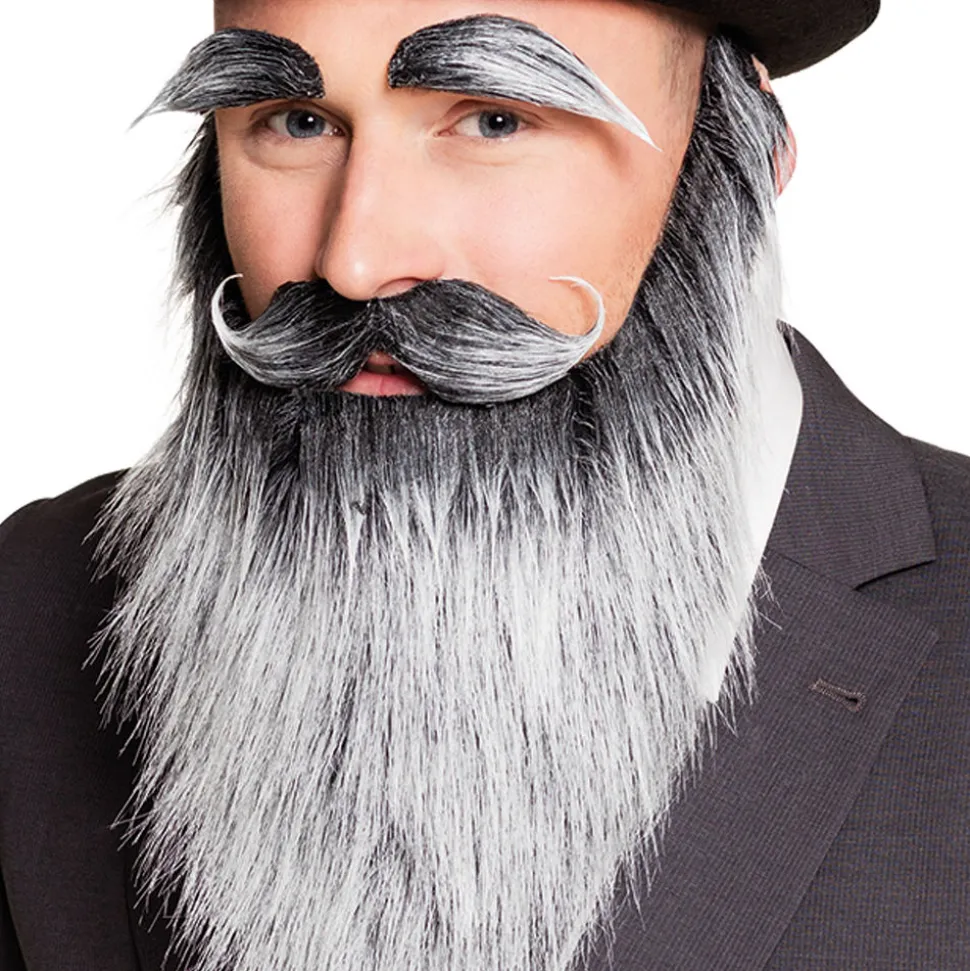 Bart Vollbart Alter Mann, grau