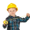 Bauarbeiterhelm für Kinder, Hartplastik, gelb