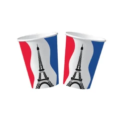 Becher, recycelbar aus Pappe, Frankreich 10 Stk. 0,2 ltr.