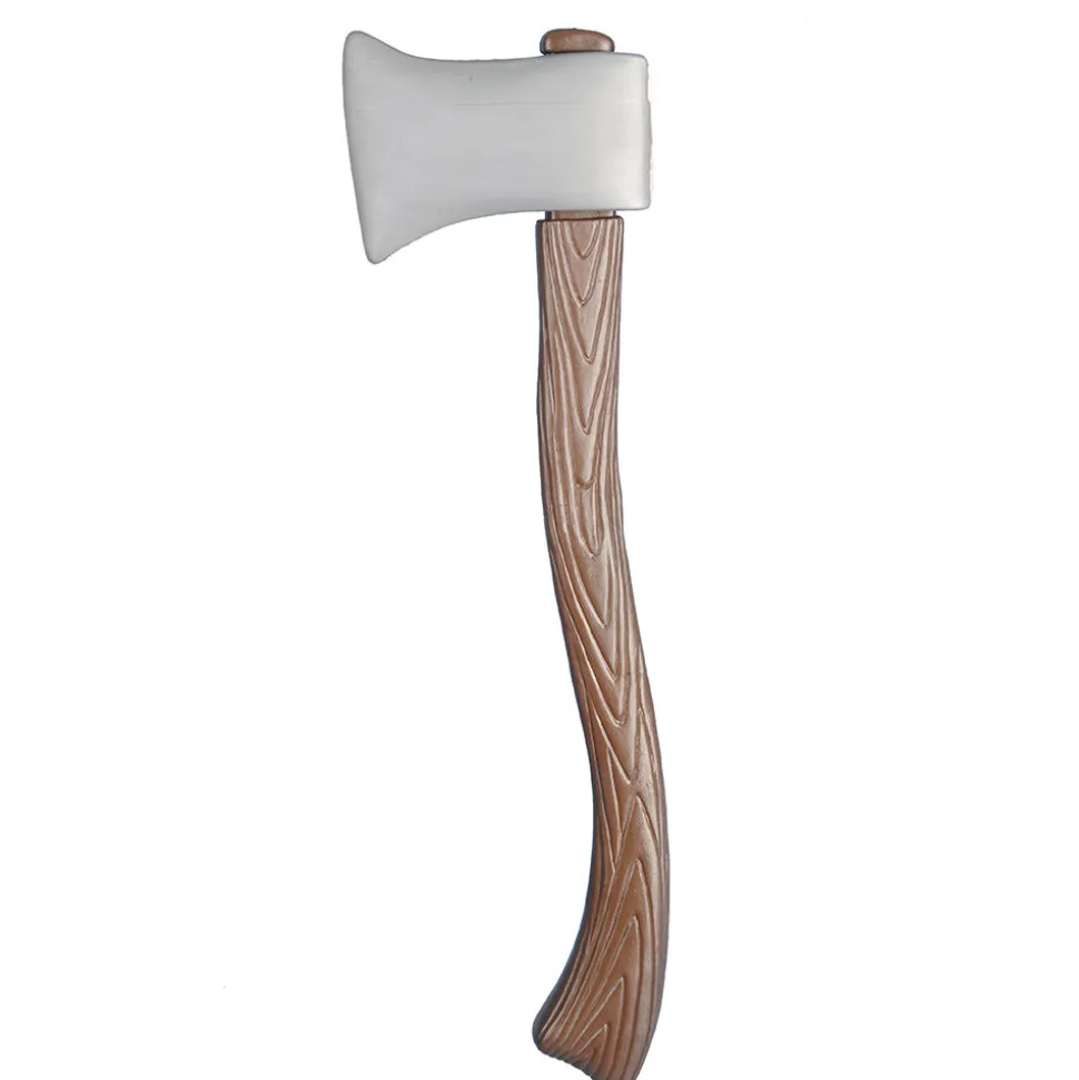 Beil Axt Holzfäller, ca. 58cm, Holzoptik, Hackebeil
