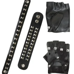 Biker- und Punker Nieten-Set, 5-teilig