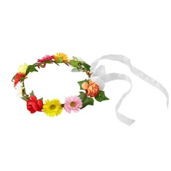 Blumenkranz, mit weißer Schleife