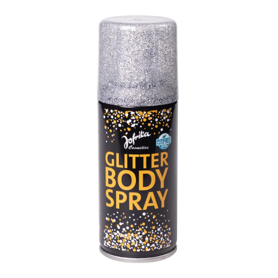 Bodyspray Glitter mikroplastik-frei, 100ml, silber