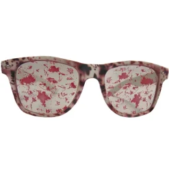 Brille mit Blutspritzern