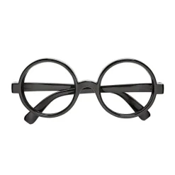 Brille, schwarz, rund, mehrere Charaktere