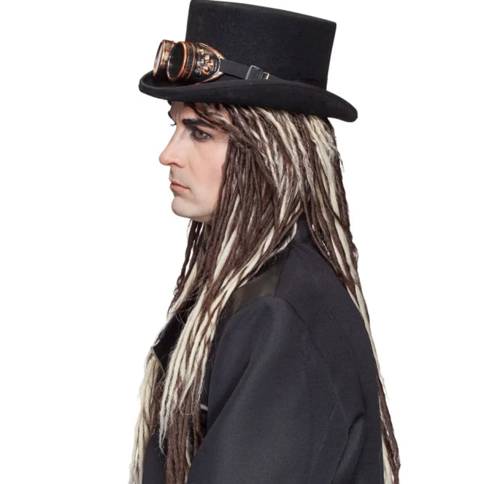 Brille Steampunk, bronzefarben, 1 Stk.
