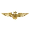 Brosche Piloten-Abzeichen, gold