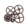Brosche Steampunk Zahnräder, mit Strass-Steinchen