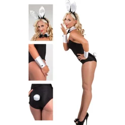 Bunny Set, 4-teilig, schwarz