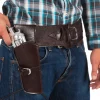 Cowboy Pistolen-Holster mit Gürtel, 114 cm