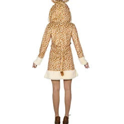 Damen-Kleid Giraffe mit Kapuze, Gr. 34-36