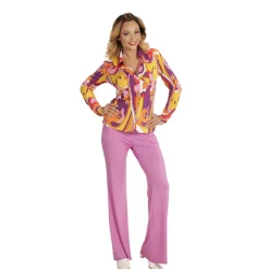 Damen-Kostüm Bluse Orchideen, Gr. S-M