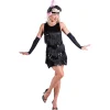 Damen-Kostüm Charleston Kleid Dazzle Me, schwarz, Gr. S