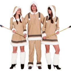 Damen-Kostüm Eskimo Girl Luxe ohne Stulpen Gr. 34