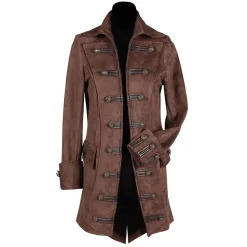 Damen-Kostüm Jacke Piratin Mary Read, braun, Gr. XS