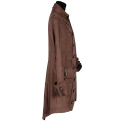 Damen-Kostüm Jacke Piratin Mary Read, braun, Gr. XS