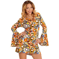 Damen-Kostüm Kleid Groovy, Bubbles, Gr. S