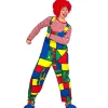 Damen-Kostüm Latzhose Clown, Gr. 38