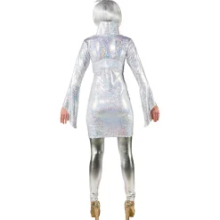 Damen-Kostüm Mond-Kleid irisierend, Gr. 34-36