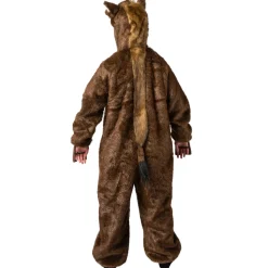 Damen-Kostüm Wildschwein Overall mit Kapuze, Gr. 165-175 cm