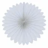 Deko-Fächer / Rosette, ø 35 cm, schwer entflammbar, Weiß