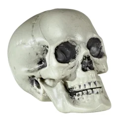 Deko-Figur Totenkopfschädel, 21cm, Kunststoff