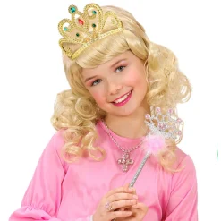 Diadem, gold, mit Schmucksteinen