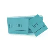 Doppelnummern-Block 500 Abrisse, blau, Nr 1-500