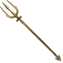 Dreizack Gott der Meere, gold, ca. 94cm