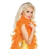 Federboa orange, ca. 180 cm lang, 50 g