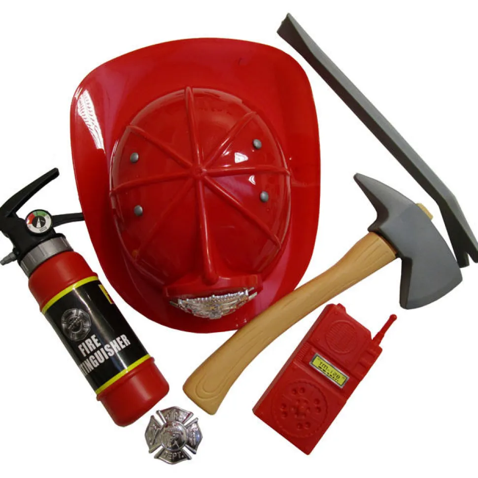 Feuerwehr-Set für Kinder, 6-teilig