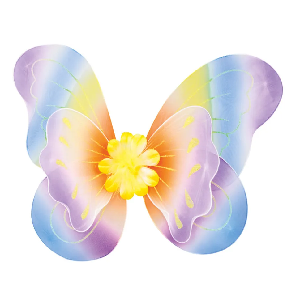 Flügel Schmetterling mit Blume, 40x50 cm