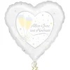 Folienballon Alles Gute zur Hochzeit, 45 cm