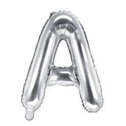 Folienballon Buchstabe A - 35 cm - Silber