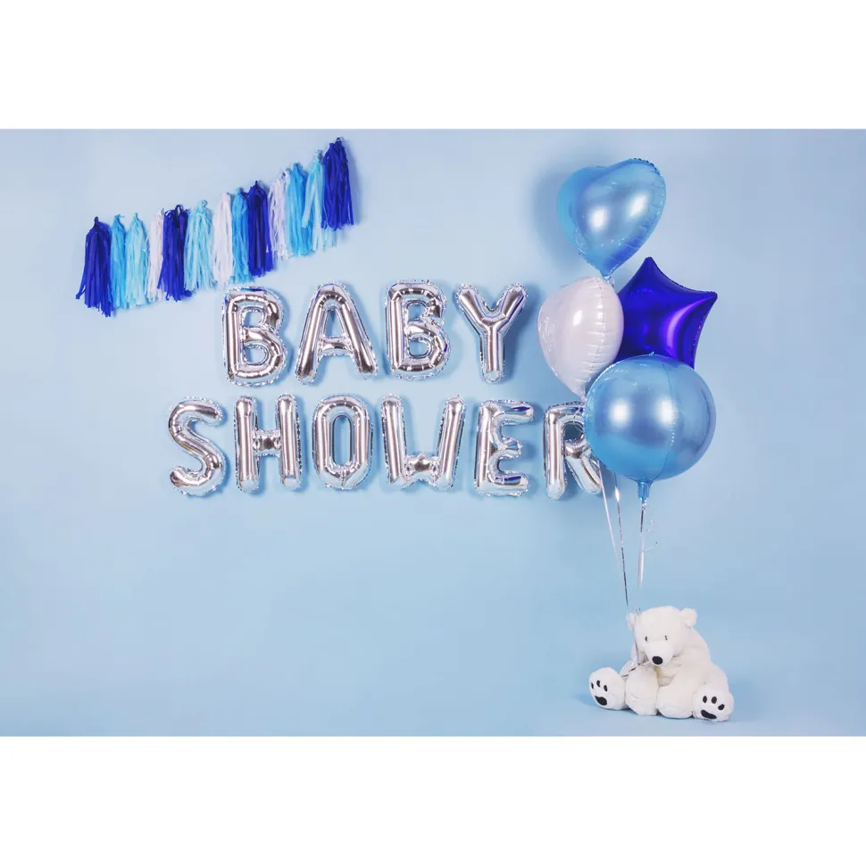 Folienballon Buchstabe A - 35 cm - Silber