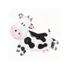 Folienballon Cow - Kuh, schwarz/weiß, ca. 71cm