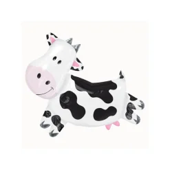 Folienballon Cow - Kuh, schwarz/weiß, ca. 71cm