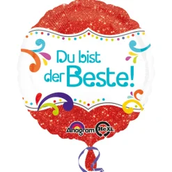 Folienballon Du bist der Beste! 45cm