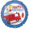 Folienballon Feuerwehr Happy Birthday